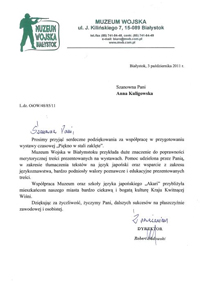 Certyfikat 3 - japoński.